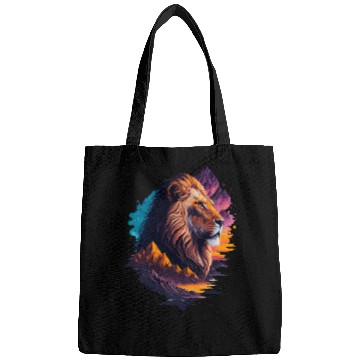 Discover Abstract Lion illustration Bags
