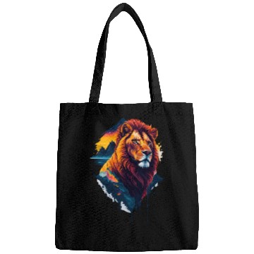 Discover Abstract Lion illustration Bags