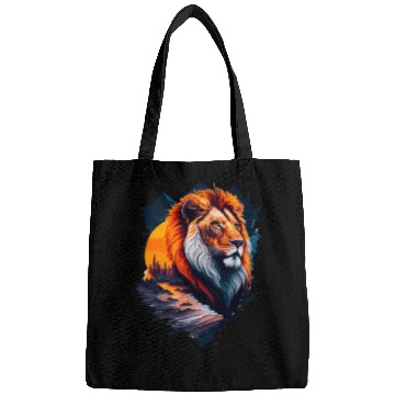 Discover Abstract Lion illustration Bags