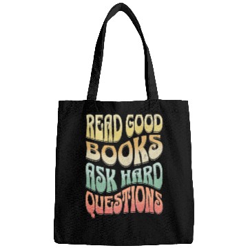 Discover Read Good Books Ask Hard Questions Reading Teacher Bags