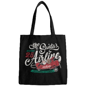 Discover Santa Claus Flying Airplane S Bags