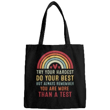 Discover Try Your Hardest Do Your Best Teacher Bags