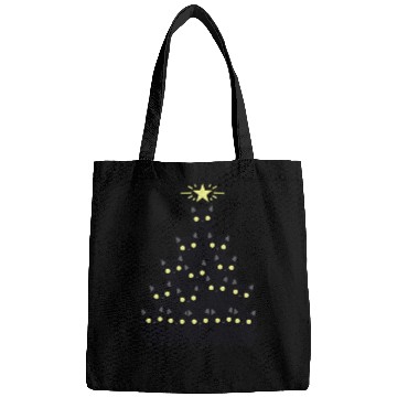 Discover Merry Catmas Black Cat Bags