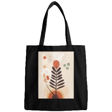 Discover Minimalist Botany Mid Century Style Silhouette Bags
