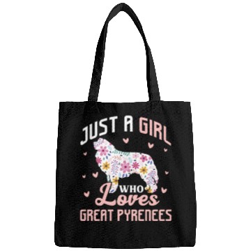 Discover Just A Girl Who Loves Great Pyrenees Bags