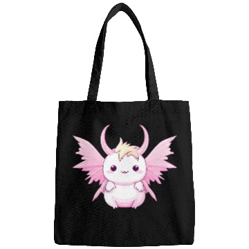Discover Axolotl Angel & Devil - Design with Horns and Wing Bags