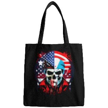 Discover US-Flag with a Skull Bags