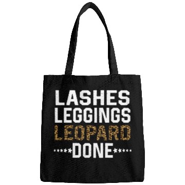 Discover Lashes Leggings Leopard Done Bags