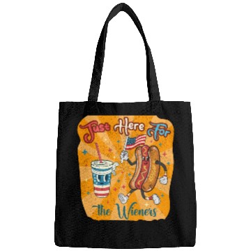 Discover I'm Just Here For The Wieners Cartoon Hot Dog 4Th Bags