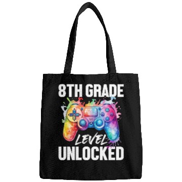 Discover 8th Grade Level Unlocked Back to School Video Game Bags
