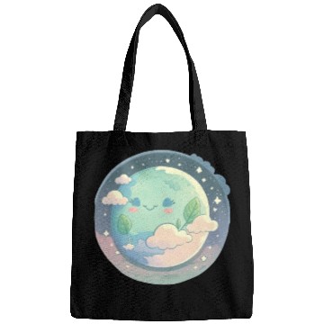 Discover Earth Happy Cute Space Science Planet Environment Bags