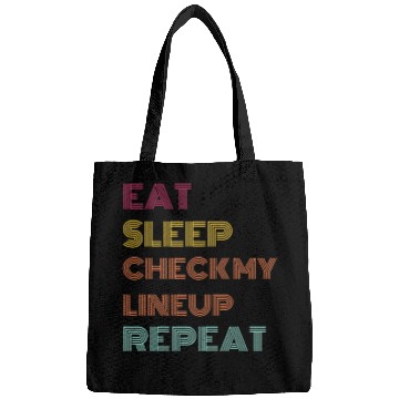 Discover Eat Sleep Check Line Up Repeat Fantasy Football Bags