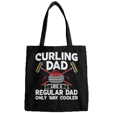 Discover Curling Dad Like A Regular Dad But Cooler Retro Bags