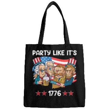 Discover Party like it's 1776 Independence Day Presidents Bags