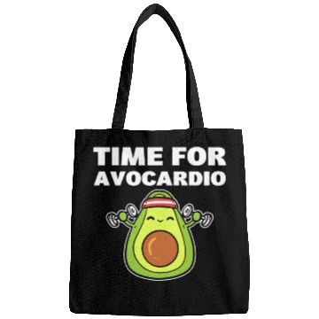 Discover Fitness Avocado Pun Gym-goer Bags
