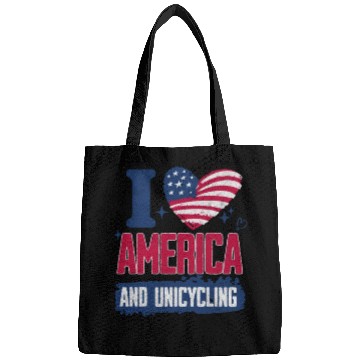 Discover I Love America And Unicycling Bags