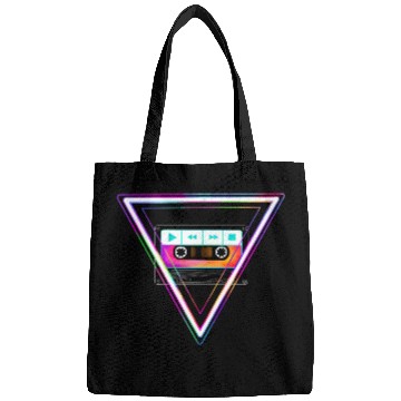 Discover Totally Triangular 80s Cassette Tape Bags