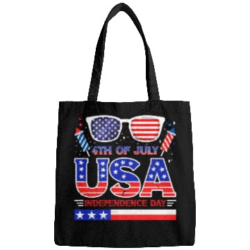 Discover 4th July USA Independence Day All American Pride Bags