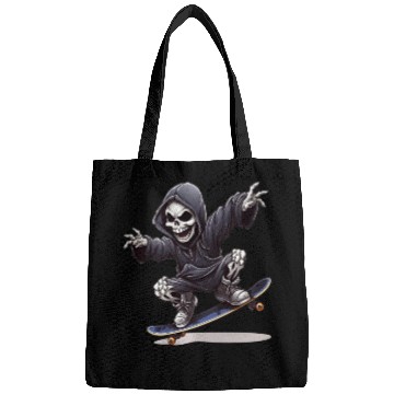 Discover Grim Reaper Shreds the Streets: Skateboarding for Bags