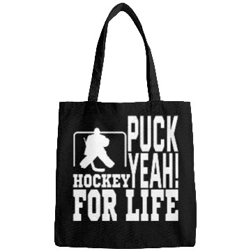 Discover Puck Yeah ! Hockey Forever Bags