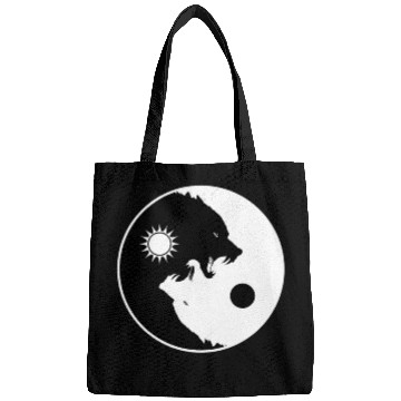 Discover Yin Yang Wolf Spirits Bags