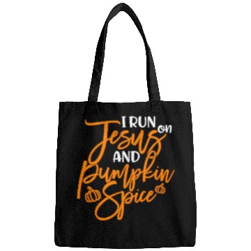 Discover Running I Run On Jesus And Pumpkin Spice Bags