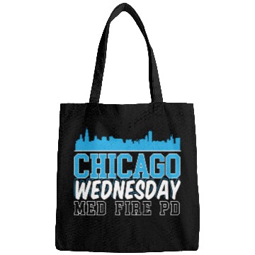 Discover Chicago Wednesday Med Fire Pd Chicago Skyline Bags