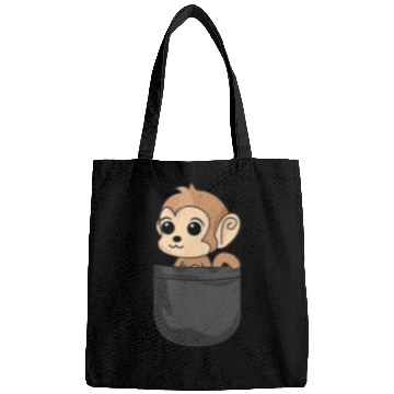 Discover Monkey In Pocket Funny Animal Lover Gift Bags