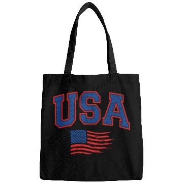 Discover 4th Of July US Flag American Bags