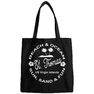Discover Tropical Beach Ocean St Thomas Us Island Bags