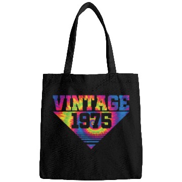 Discover Vintage 1975 Tie Dye Splash Color Triangle Bags