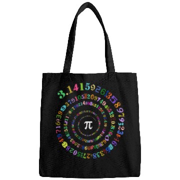 Discover Funny Pi Day Spiral Pi Math Bags