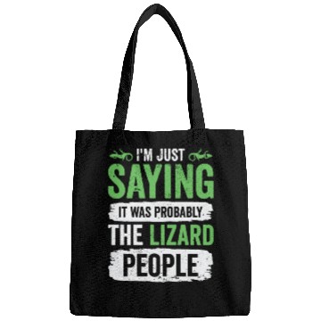 Discover Lizard Reptilian Agenda Conspiracy Theory Bags