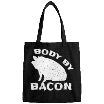 Discover Famer Body By Bacon Pig Bbq Pun Bags