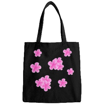 Discover cute pink summer flowers Bags
