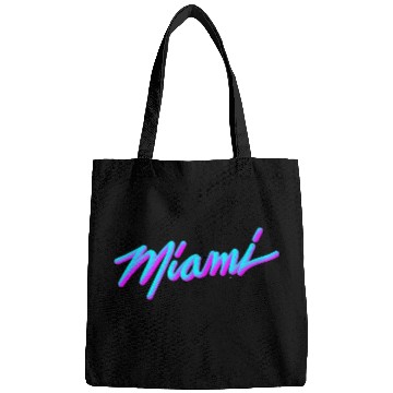 Discover Miami Vaperwave Synthwave 80S Style Bags