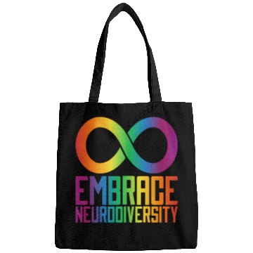 Discover Autism Infinity Symbol Embrace Neurodiversity Bags