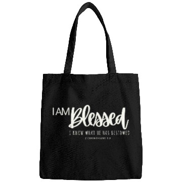 Discover I Am Blessed Bags