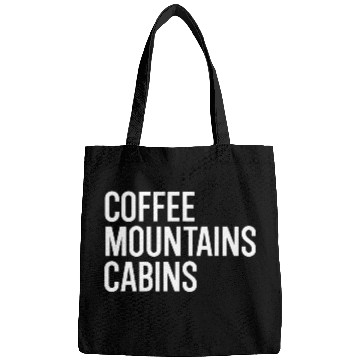 Discover Coffee Mountains Cabins Campfire Outdoorsy Bags