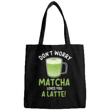Discover Funny Matcha Latte Pun Bags