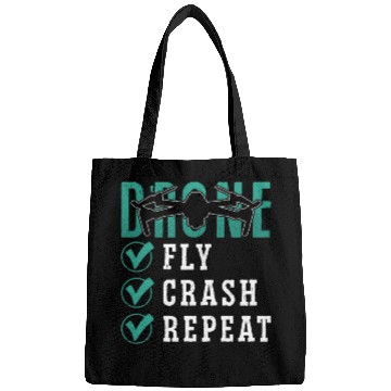 Discover Drone Racing Fly Crash Repeat Fpv Race Quadcopter Bags