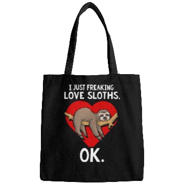 Discover I Just Freaking Love Sloth Lover Gift Bags