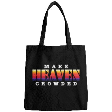 Discover Make Heaven Crowded Jesus Christ Believer Bags