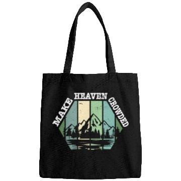 Discover Religious Christian Make Heaven Crowded Jesus Bags
