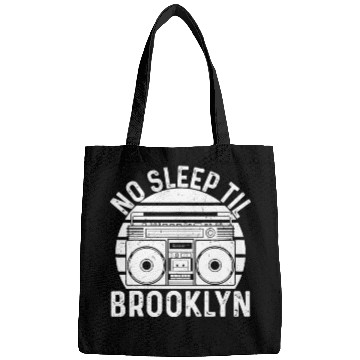 Discover Cool Retro No Sleep Til Brooklyn, Old School Porta Bags
