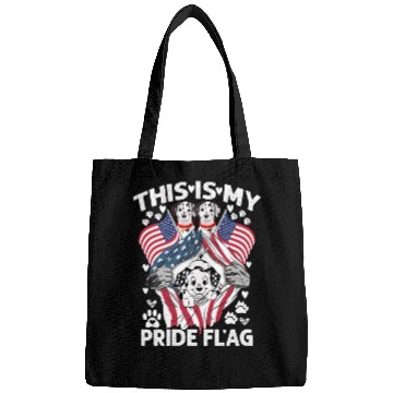 Discover Dalmatian Pride Flag Bags