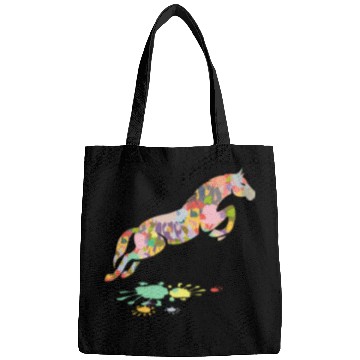 Discover Colorful Horse Jumping Horse Bags