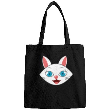Discover Mewsome White Cat Face Bags