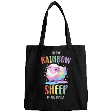 Discover Rainbow Sheep LGBTQ Transgender Pride Community Bags