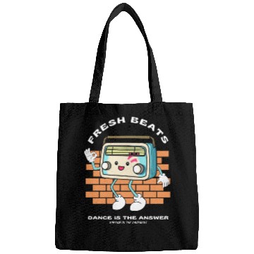 Discover Fresh Beats Dance Is The Answer gift green Bags
